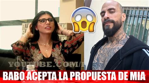 babo and mia|BABO Acepta la PROPUESTA de MIA KHALIFA